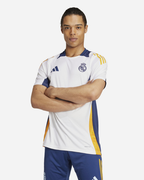 Maillot d'entrainement Real Madrid - Blanc/Bleu - FootKorner Testing