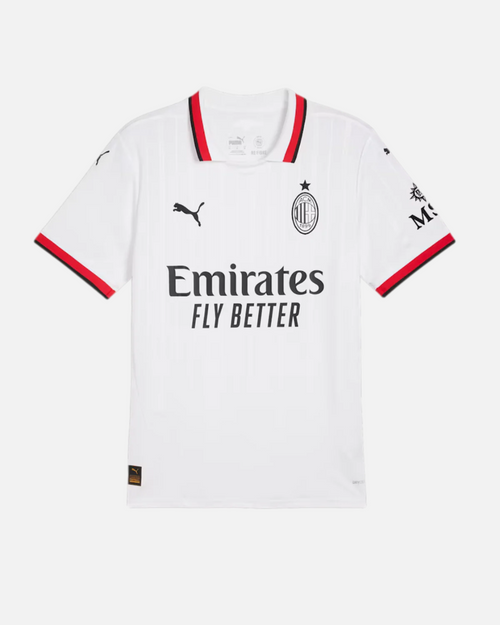 Maillot Extérieur Milan AC 2024/2025 - Blanc/Rouge - FootKorner Testing