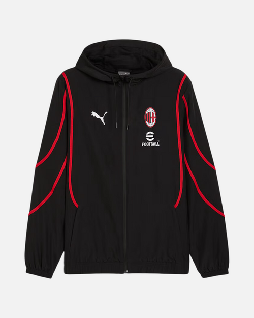 Veste de survêtement AC Milan 2024/2025 - Rouge/Noir - FootKorner Testing
