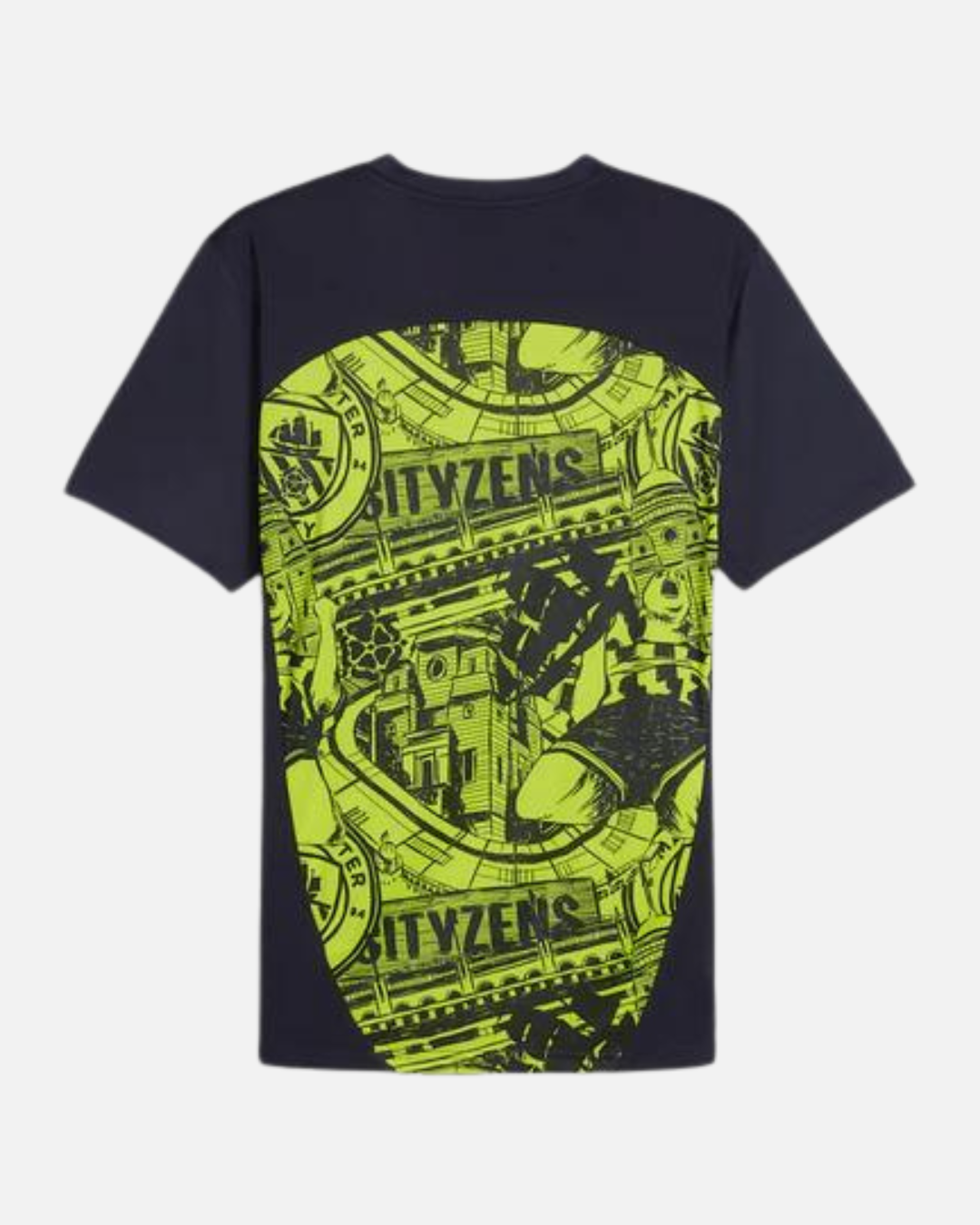 FootKorner TestingMaillot Pré-Match Manchester City 2024/2025 - Jaune/Bleu