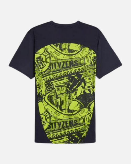 Maillot Pré-Match Manchester City 2024/2025 - Jaune/Bleu - FootKorner Testing