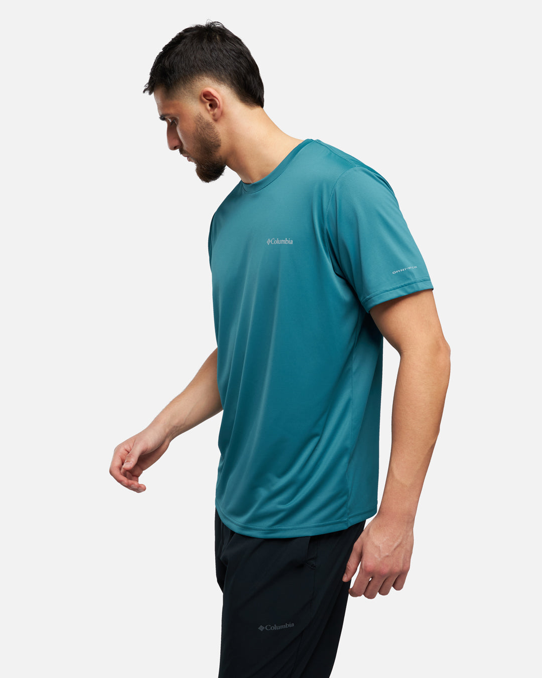 FootKorner TestingT-shirt Columbia Hike Crew - Bleu Turquoise