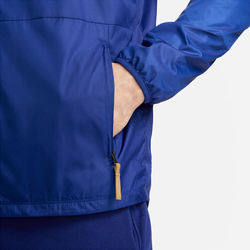 Veste Coupe-Vent Chelsea  - Bleu/Blanc/Doré - FootKorner Testing