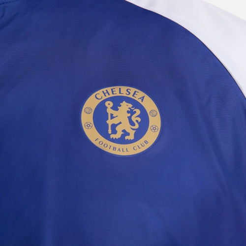 Veste Coupe-Vent Chelsea  - Bleu/Blanc/Doré - FootKorner Testing