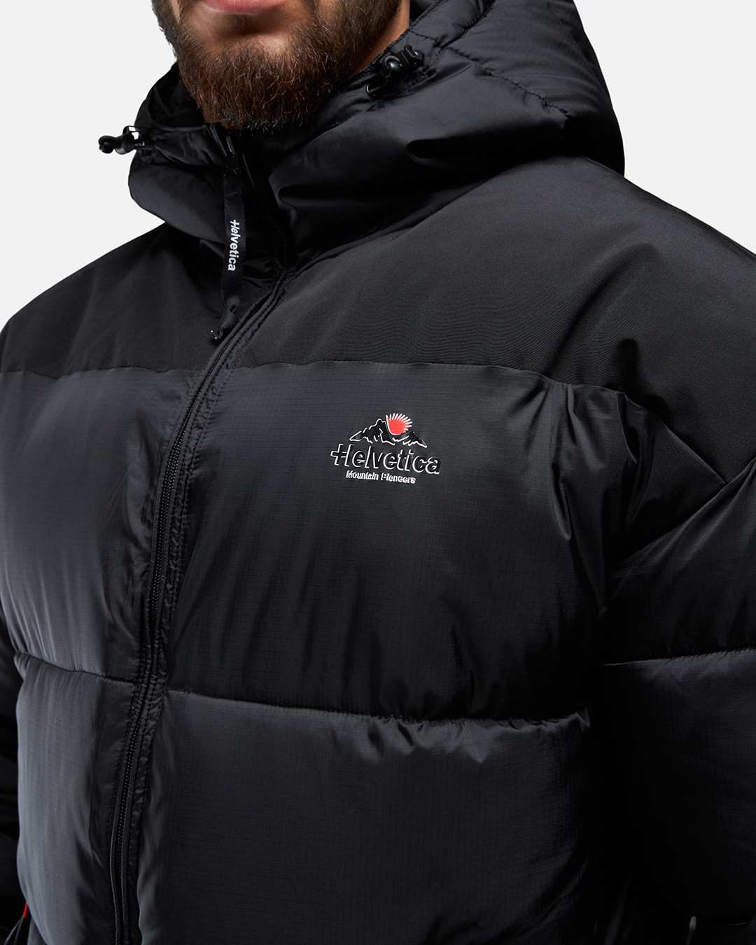 FootKorner TestingDoudoune Helvetica Brooklyn - Noir