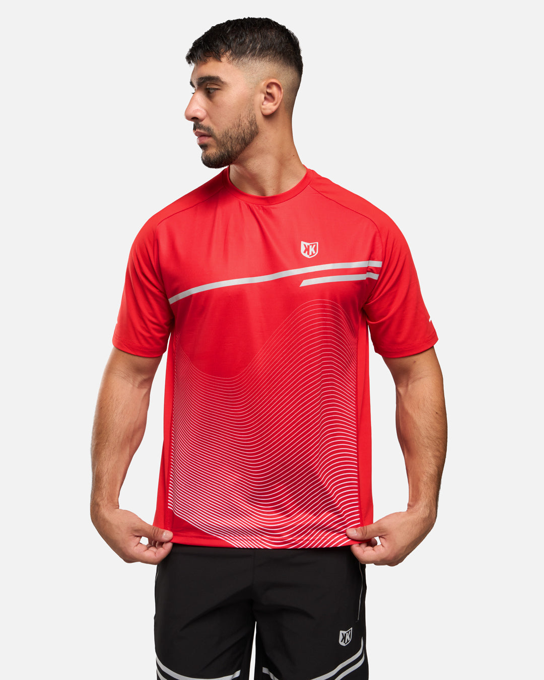 FootKorner TestingEnsemble T-shirt/Short FK Speed - Rouge