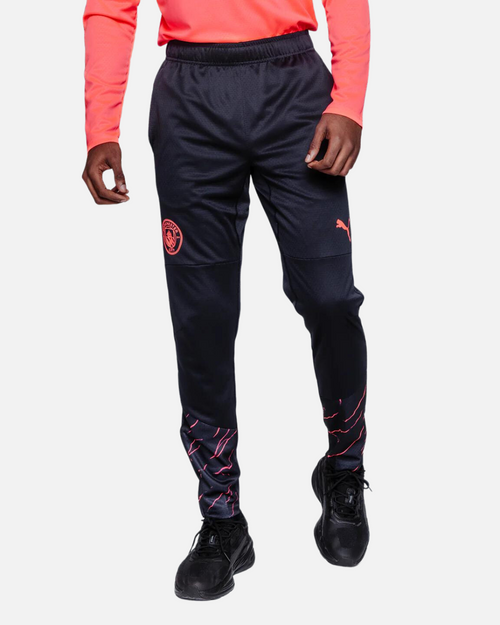 Pantalon d'entrainement Manchester City - Noir/Rose - FootKorner Testing