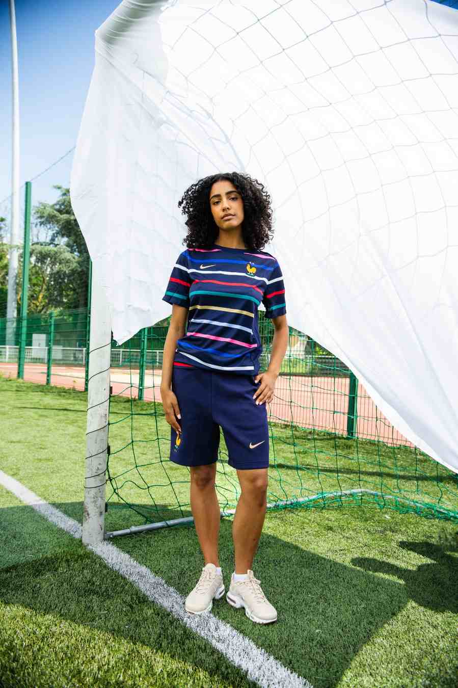 FootKorner TestingMaillot Pré-Match Equipe de France 2024 - Bleu/Rouge/Blanc
