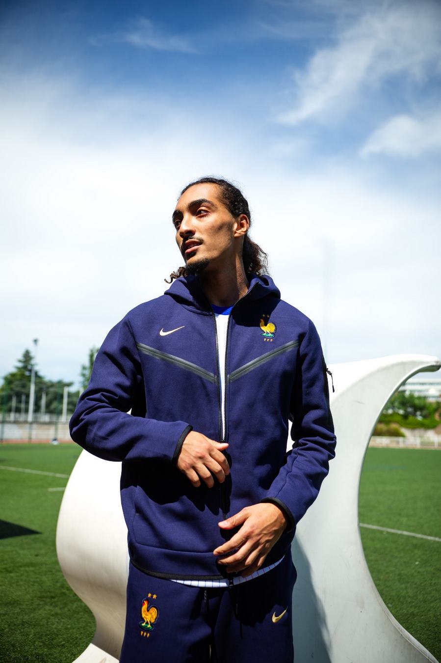 FootKorner TestingVeste Equipe de France Tech fleece 2024/2025 - Bleu/Or