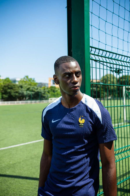 Maillot d'entrainement Equipe de France Elite 2024 - Marine/Bleu - FootKorner Testing