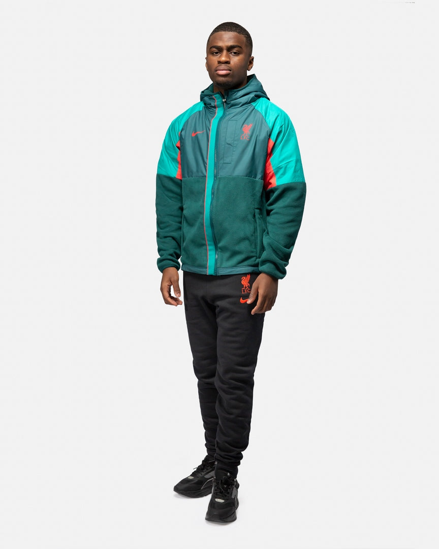 FootKorner TestingVeste à capuche Liverpool - Vert/Rouge