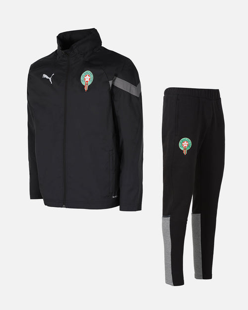 Veste Coupe-Vent Maroc - Noir/Gris - FootKorner Testing