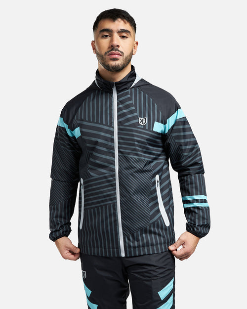 Survêtement FK Pearl - Noir/Blanc/Bleu - FootKorner Testing