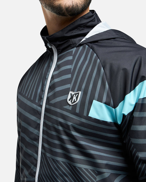 Survêtement FK Pearl - Noir/Blanc/Bleu - FootKorner Testing