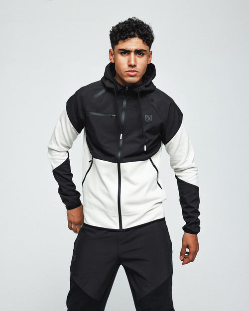 Survêtement FK Surface - Blanc crème/Noir - FootKorner Testing