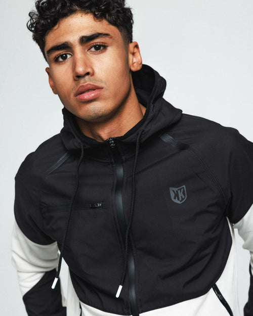 Survêtement FK Surface - Blanc crème/Noir - FootKorner Testing