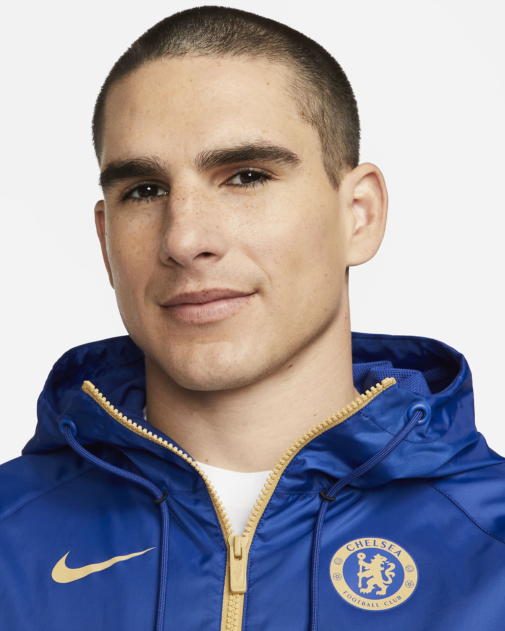 FootKorner TestingCoupe-Vent Chelsea - Bleu/Noir/Doré