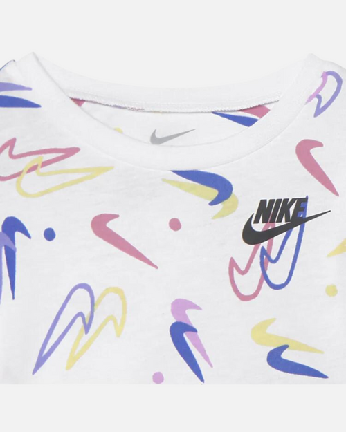 Ensemble T-shirt/Legging Nike Enfant - Blanc/Noir - FootKorner Testing