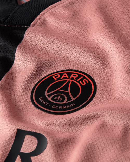 Maillot PSG Third Junior 2024/2025 - Rose/Noir - FootKorner Testing