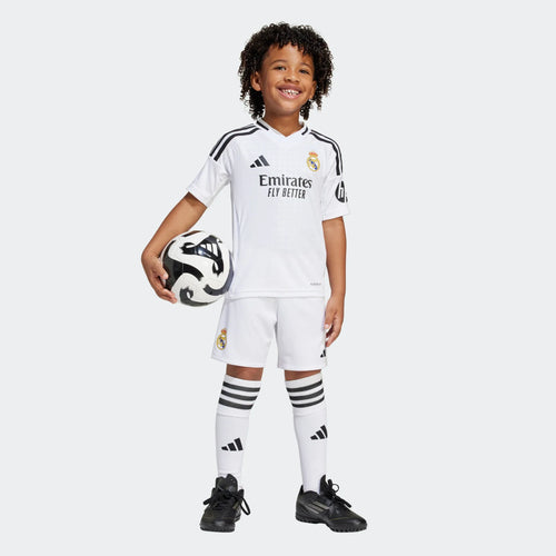Ensemble Real Madrid 2024/2025 Junior - Blanc - FootKorner Testing