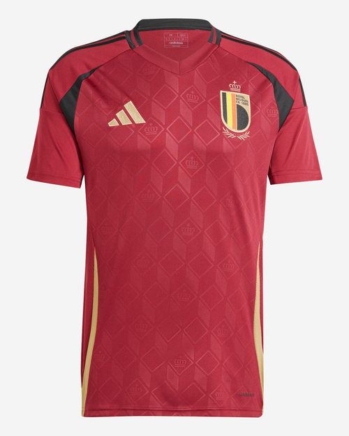 Maillot Domicile Belgique Junior 2024 - Bordeaux/Noir - FootKorner Testing