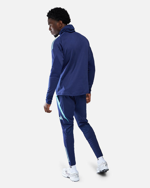 Haut 1/4 zip Arsenal cagoule intégrée 2024/2025  - Bleu - FootKorner Testing