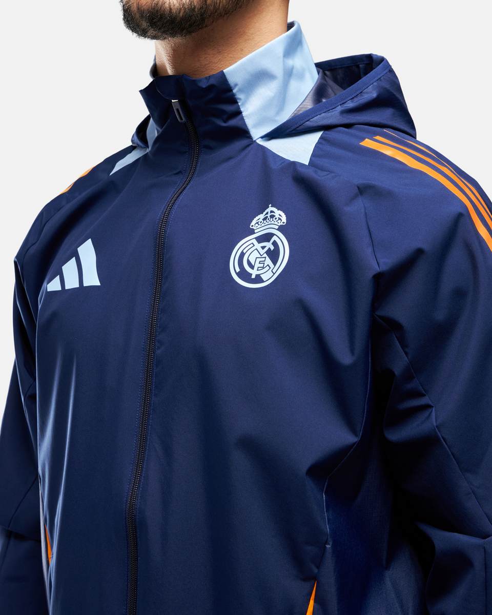 FootKorner TestingVeste coupe-vent Real Madrid 2024/2025 - Bleu