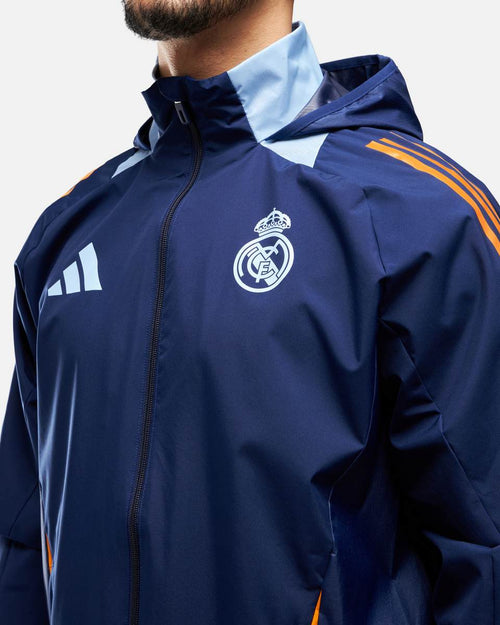 Veste coupe-vent Real Madrid 2024/2025 - Bleu - FootKorner Testing