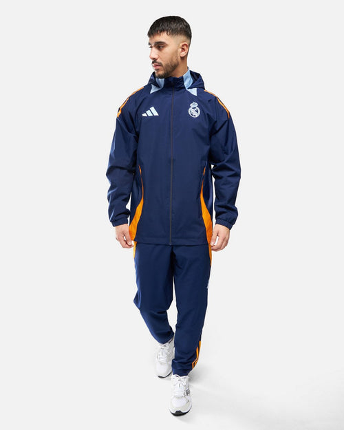 Veste coupe-vent Real Madrid 2024/2025 - Bleu - FootKorner Testing
