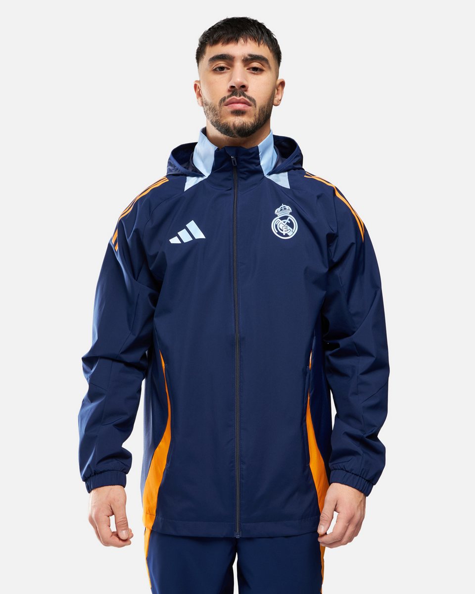 FootKorner TestingVeste coupe-vent Real Madrid 2024/2025 - Bleu