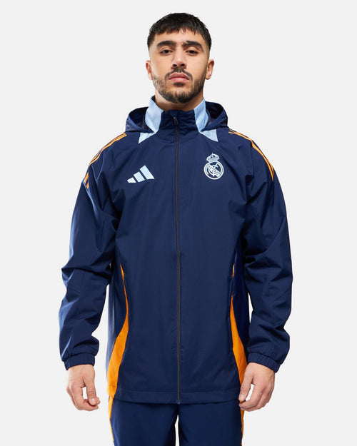 Veste coupe-vent Real Madrid 2024/2025 - Bleu - FootKorner Testing