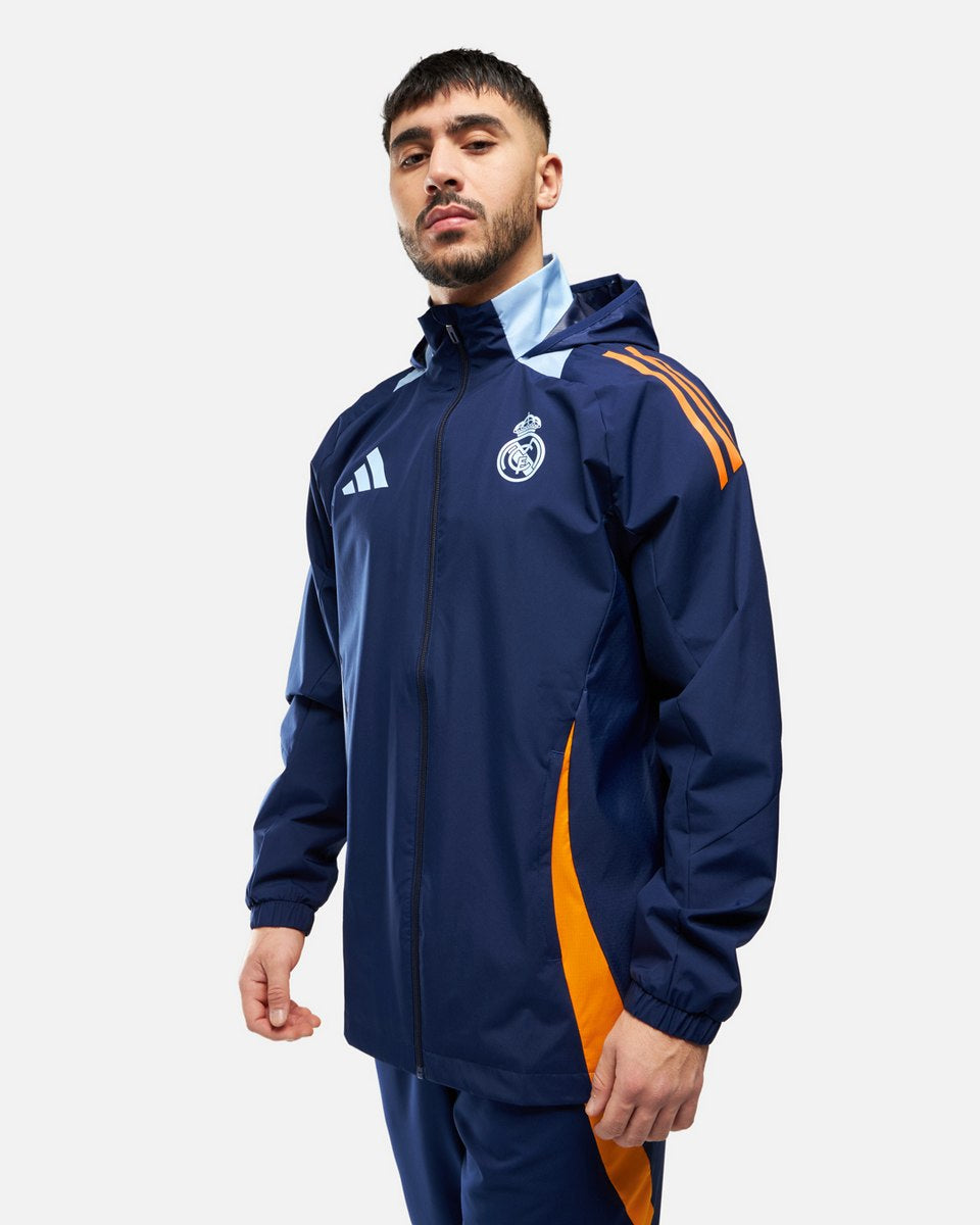 FootKorner TestingVeste coupe-vent Real Madrid 2024/2025 - Bleu