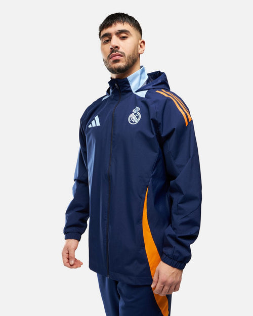 Veste coupe-vent Real Madrid 2024/2025 - Bleu - FootKorner Testing