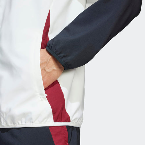 Veste de survêtement Manchester United 2024/2025 - Blanc/Noir - FootKorner Testing