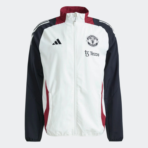 Veste de survêtement Manchester United 2024/2025 - Blanc/Noir - FootKorner Testing