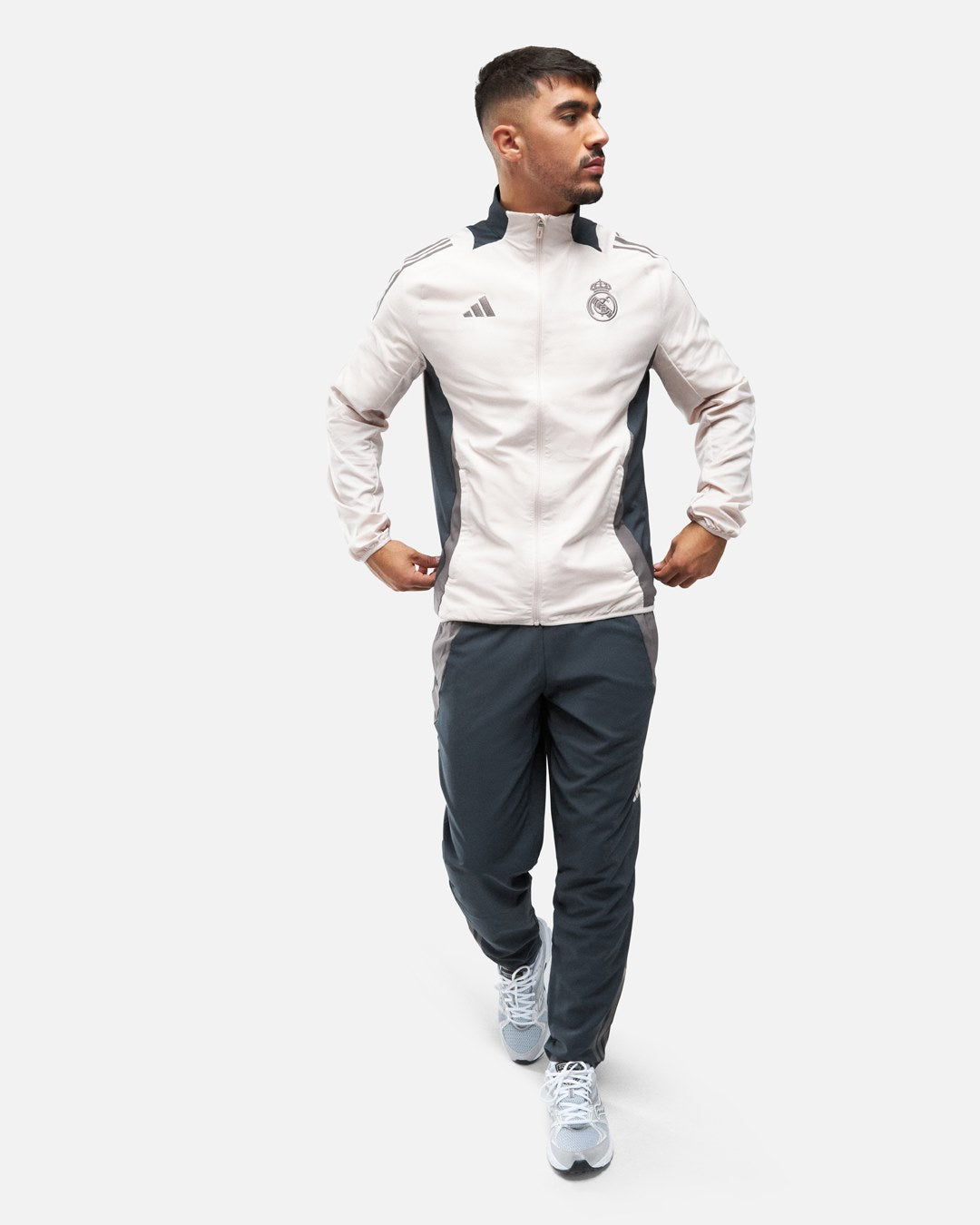 FootKorner TestingVeste de survêtement Real Madrid 2024/2025 - Beige