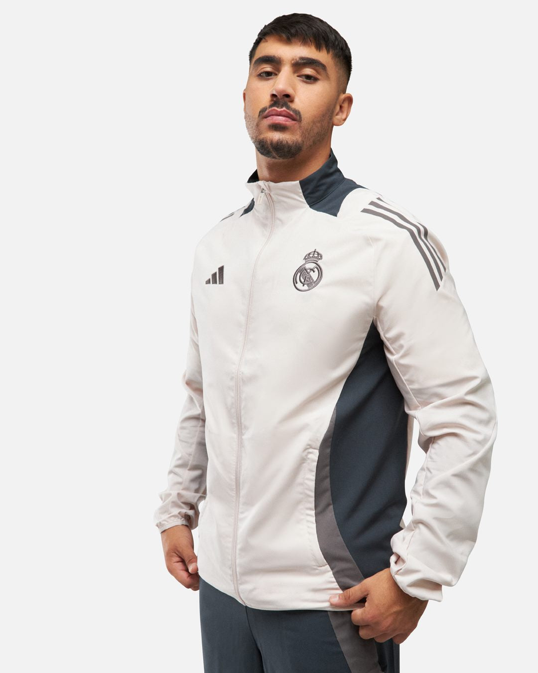 FootKorner TestingVeste de survêtement Real Madrid 2024/2025 - Beige
