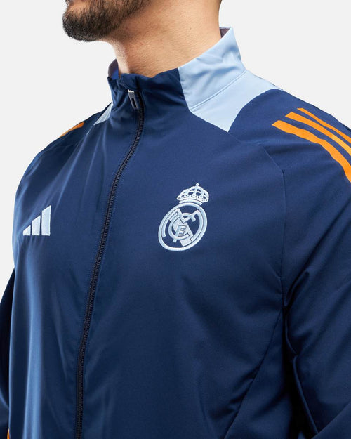 Veste de survêtement Real Madrid 2024/2025 - Bleu - FootKorner Testing