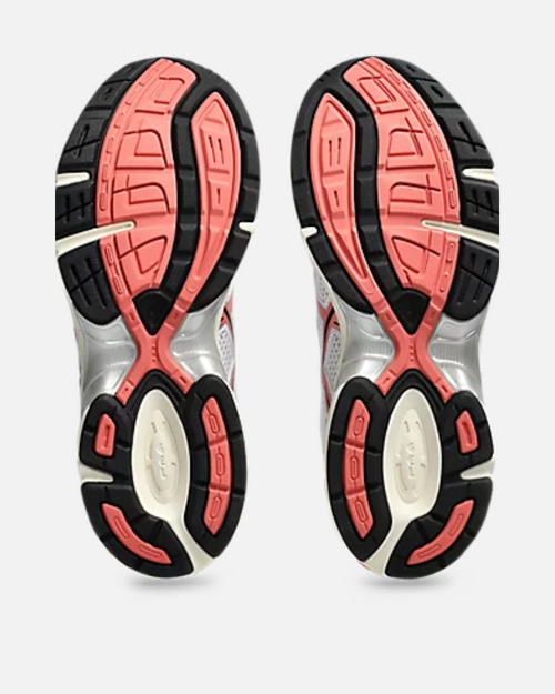 Asics Gel 1130 - Blanc/Gris/Rouge - FootKorner Testing