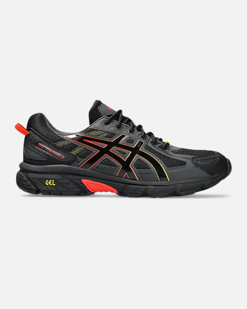 Asics Gel Venture 6 - Noir/Rouge - FootKorner Testing