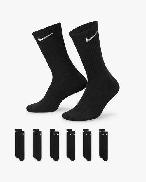 Pack de 6 paires de chaussettes Nike - Noir - FootKorner Testing