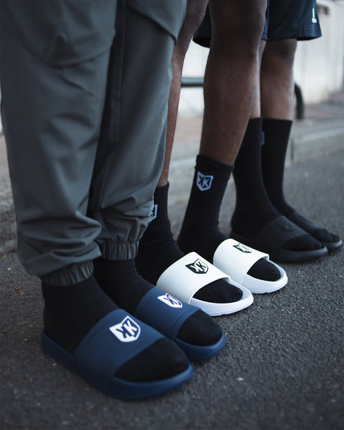 Claquettes FK Basic - Marine - FootKorner Testing