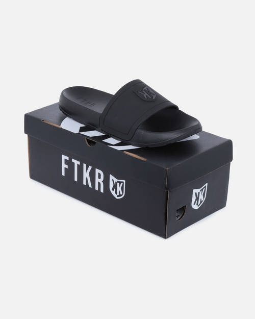 Claquettes FK Basic - Noir - FootKorner Testing