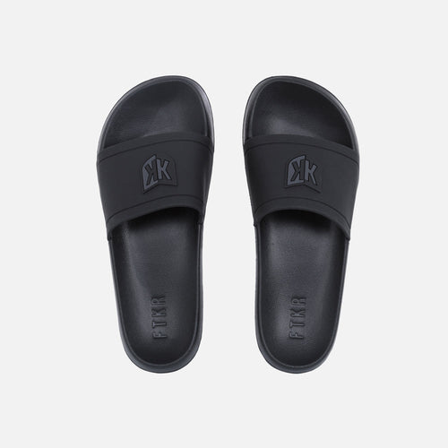 Claquettes FK Basic - Noir - FootKorner Testing