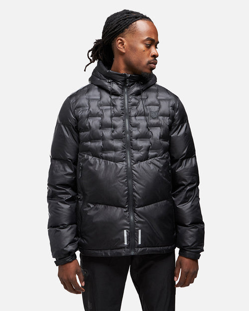 Doudoune FK Snow Cagoule Intégrée - Noir - FootKorner Testing