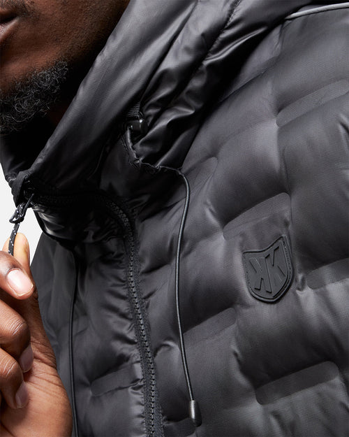 Doudoune FK Snow Cagoule Intégrée - Noir - FootKorner Testing