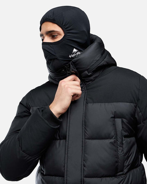 Doudoune Helvetica Ricky 2 cagoule intégrée - Noir - FootKorner Testing