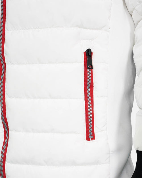 Doudoune longue Redskins Darren Swell - Blanc - FootKorner Testing