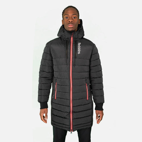 Doudoune longue Redskins Darren Swell - Noir/Rouge - FootKorner Testing