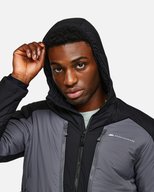 Doudoune Monterrain Esker 2.0 Insulated - Gris/Noir - FootKorner Testing